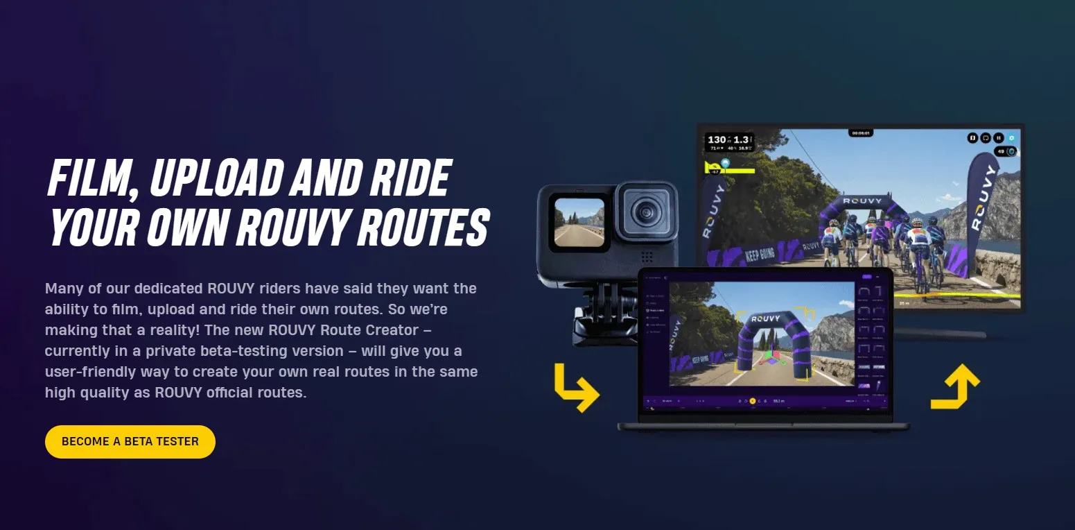 Streckeneditor in Rouvy | MentFitNuRec Momentan noch in der Beta Testung - besitzt der Route Creator von Rouvy viel Potenzial und eine echte Abhebung von der Konkurrenz.